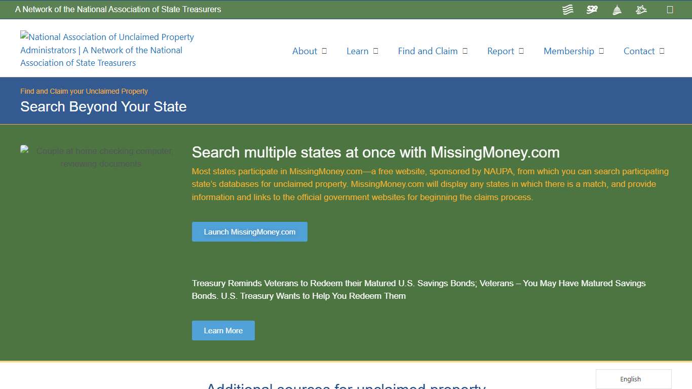 Search Beyond Your State – National Association of Unclaimed Property Administrators (NAUPA)
