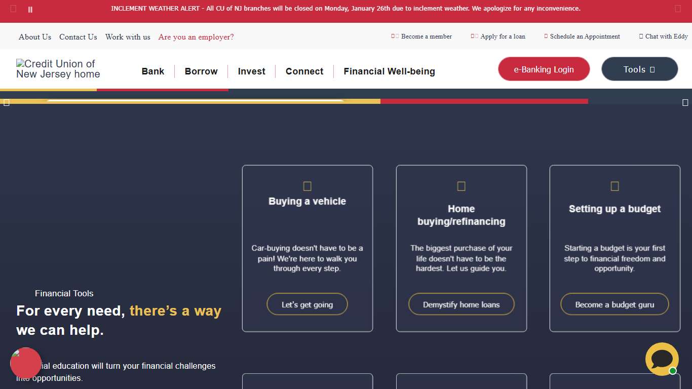 Home - Credit Union of New Jersey